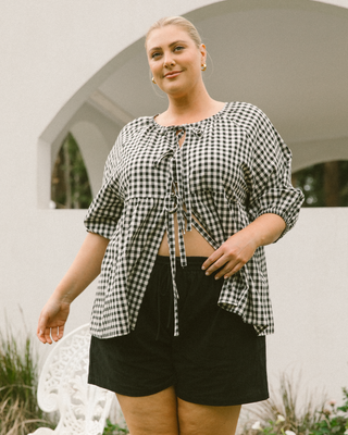 Matilda Maternity & Everyday Shorts - Jett | Plus-Size & Postpartum Friendly Lounge Shorts