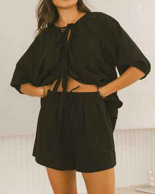 Matilda Maternity & Everyday Shorts - Jett | Plus-Size & Postpartum Friendly Lounge Shorts