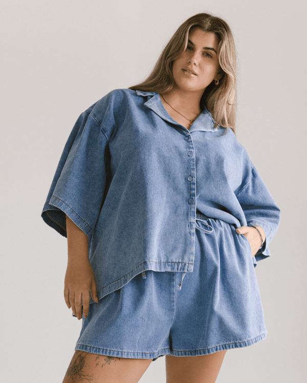 Matilda Shorts | Light Denim
