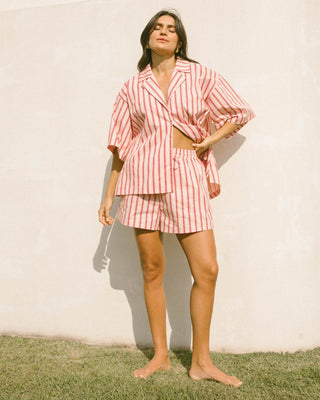 Matilda Shorts | Pink Stripe