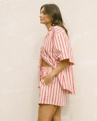 Matilda Shorts | Pink Stripe