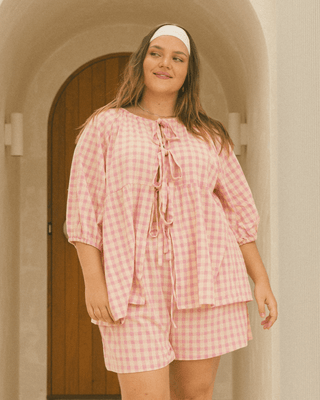 Matilda Shorts | Pink/Yellow Gingham