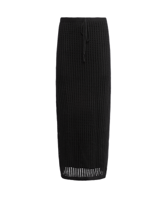 Mia Crochet Maxi Skirt | Black