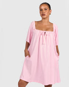 Ocean Nightie in Rosette - Maternity Friendly - The Lullaby Club