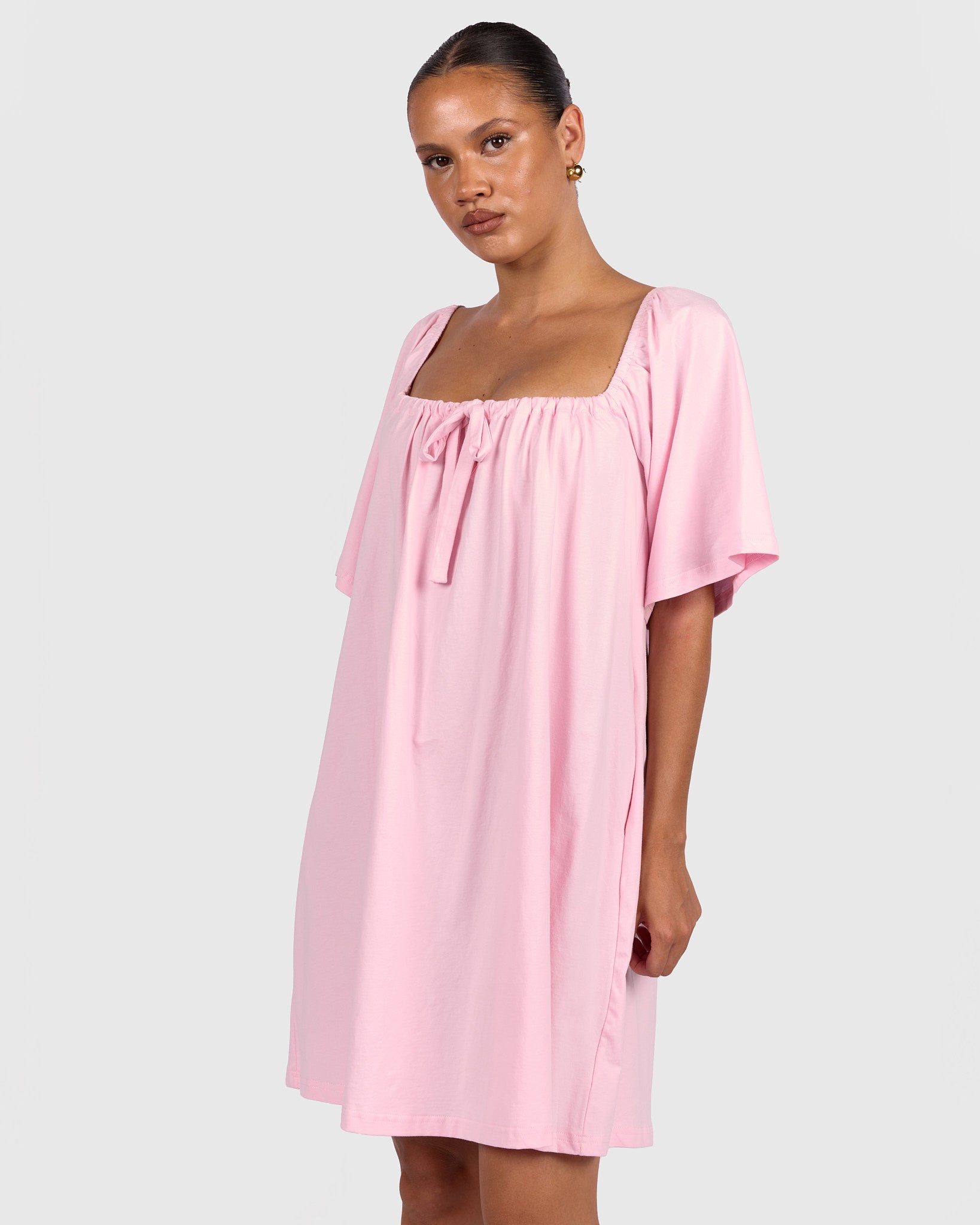 Ocean Nightie in Rosette - Hidden Feeding  Access - The Lullaby Club