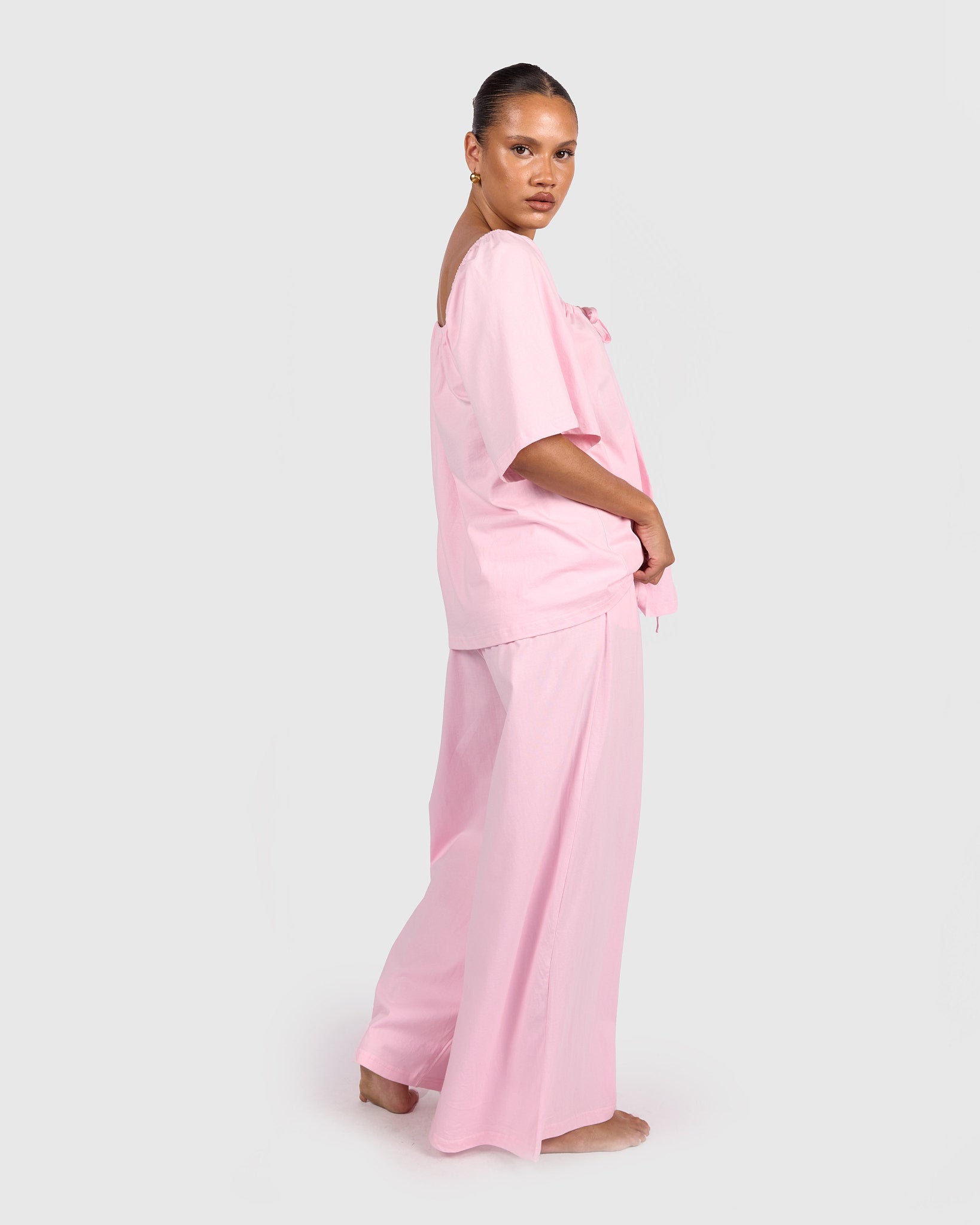 Ocean PJ Pants in Rosette - Size Inclusive 6-26 - The Lullaby Club