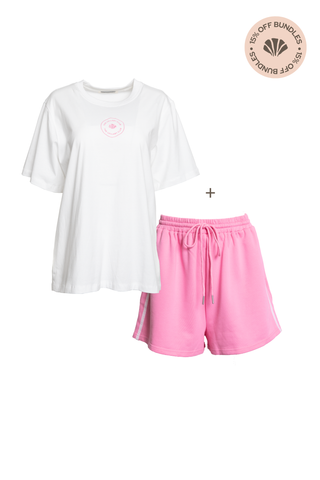 Essentials Track Shorts Bundle | Pink