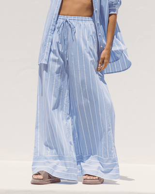 Sage Lounge Pants | Blue Stripe