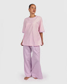 Slouchy Tee in Rosette - Size Range AU 6-26 - The Lullaby Club