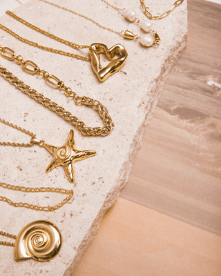 Starfish Necklace | Gold