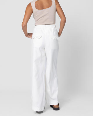 WAREHOUSE SALE | Maple Tailored Pants | White