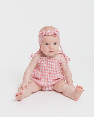 Charli Romper | Candy Gingham