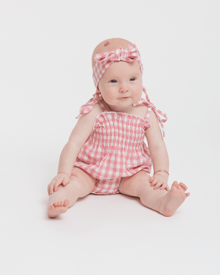 Charli Romper | Candy Gingham