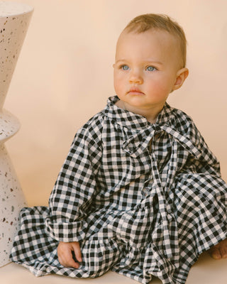 The Lullaby Club_Mini Avalon Smock Dress_Kids Long Sleeve Smock Dress