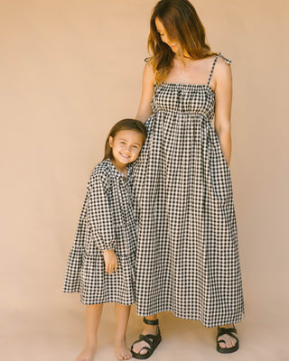 The Lullaby Club_Mini Avalon Smock Dress_Kids Long Sleeve Smock Dress