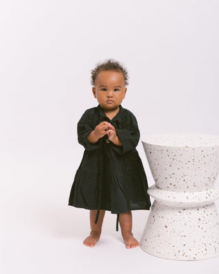 The Lullaby Club_Mini Avalon Smock Dress_Kids Long Sleeve Smock Dress