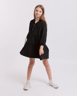 The Lullaby Club_Mini Avalon Smock Dress_Kids Long Sleeve Smock Dress