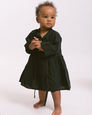 The Lullaby Club_Mini Avalon Smock Dress_Kids Long Sleeve Smock Dress