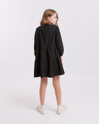 The Lullaby Club_Mini Avalon Smock Dress_Kids Long Sleeve Smock Dress