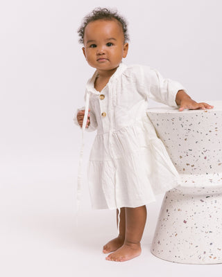 The Lullaby Club_Mini Avalon Smock Dress_Kids Long Sleeve Smock Dress