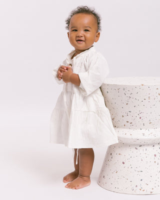 The Lullaby Club_Mini Avalon Smock Dress_Kids Long Sleeve Smock Dress