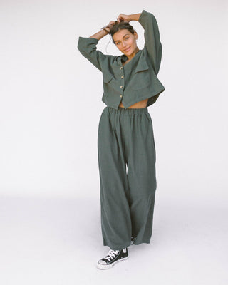 The Lullaby Club_Womens Lounge Pants_Cotton/linen lounge pants