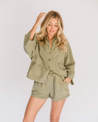 Women's Lounge Set // Olive - The Lullaby Club